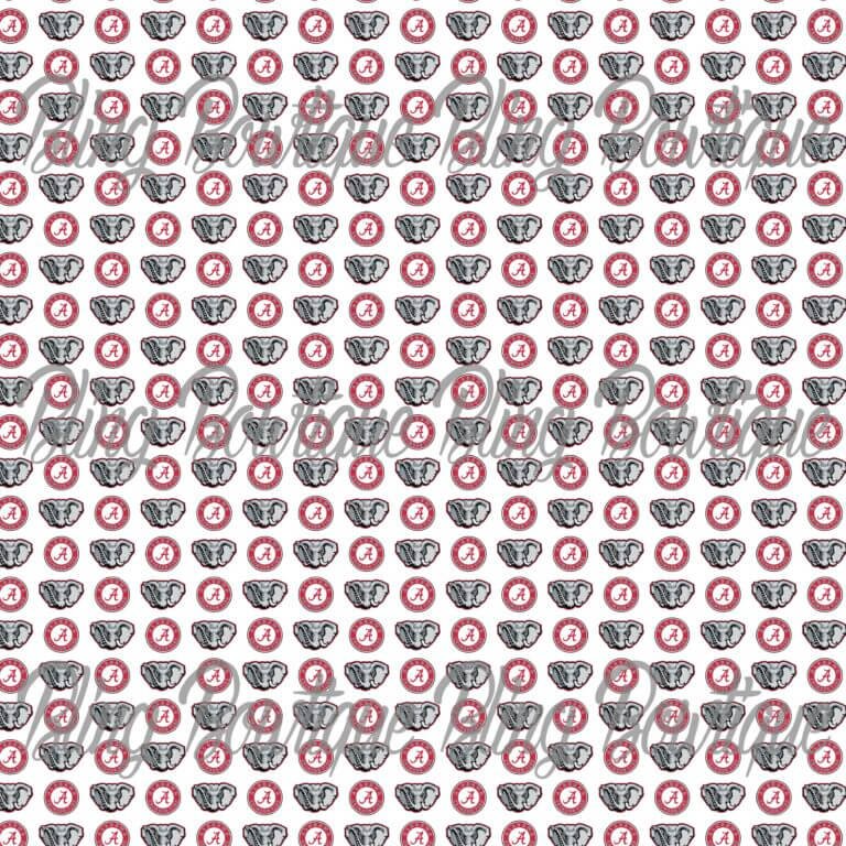 Alabama Crimson Tide 2 Fabric
