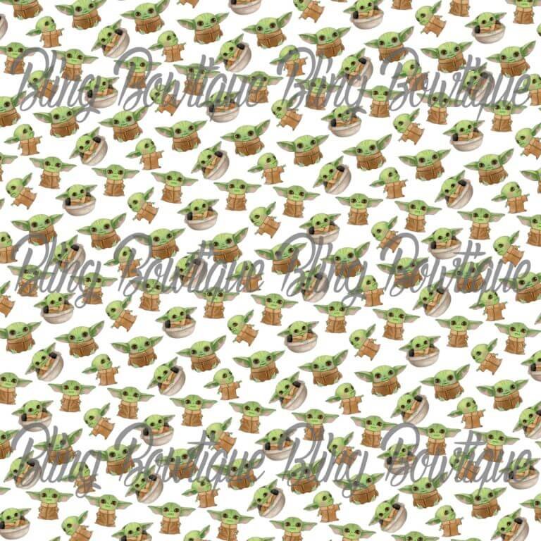 Baby Yoda Fabric