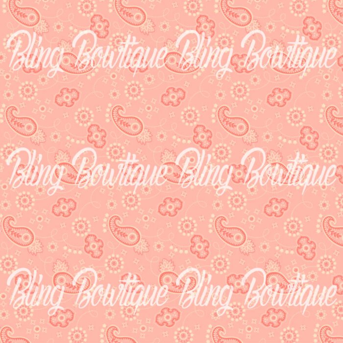 Bandana Vintage Pink Fabric