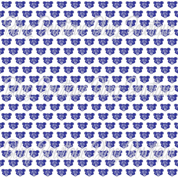 Bryan Elementary Bears Fabric