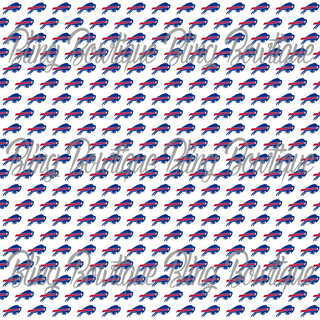 Buffalo Bills Cotton Fabric Blue - DnD Fabrics