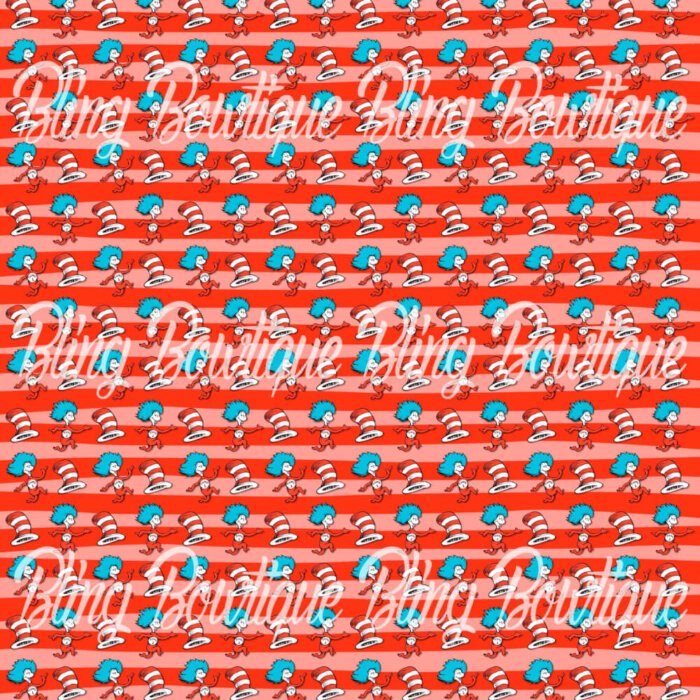 Cat in the Hat 4 Fabric