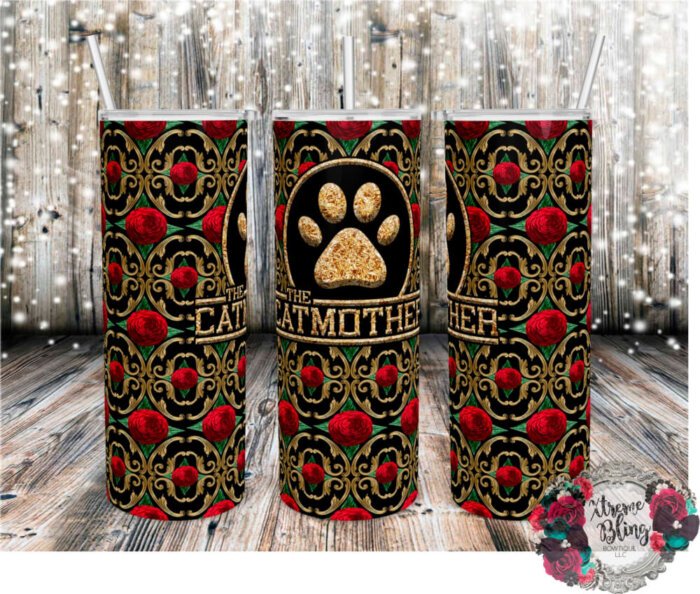 Cat Mother 20oz Straight Skinny Tumbler