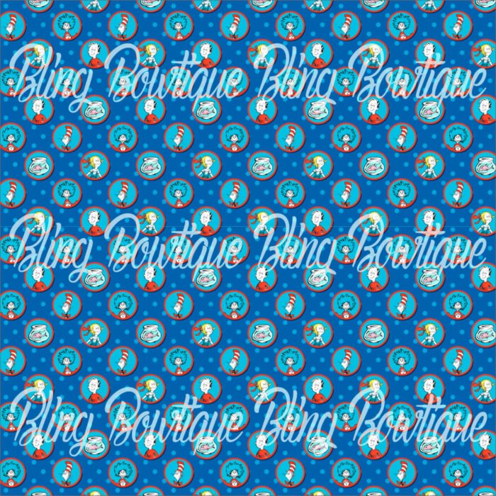 Cat in the Hat 3 Fabric