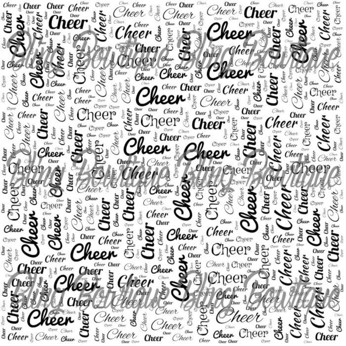 Cheer Words Fabric