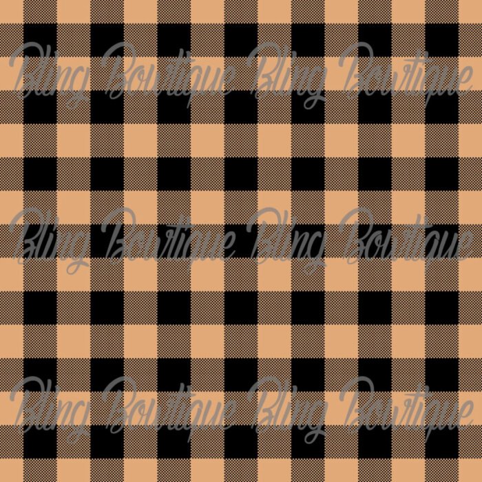 Cream Tan Plaid Cream/Tan Plaid Fabric
