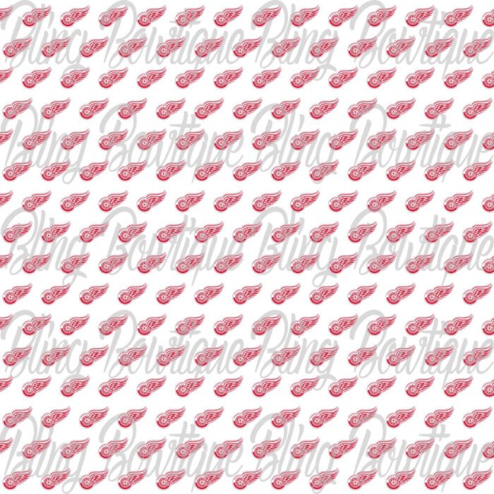 Detroit Redwings Mock Up Detroit Red Wings Fabric
