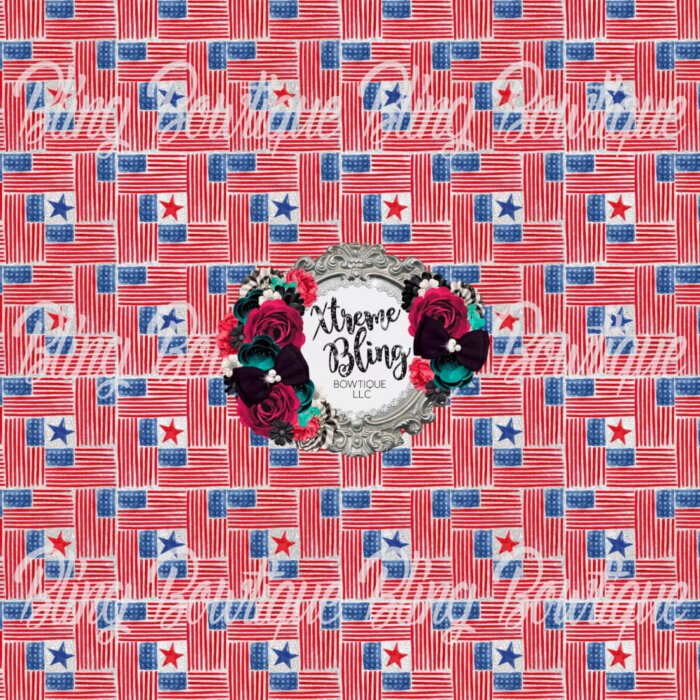 Flag Watercolor Fabric