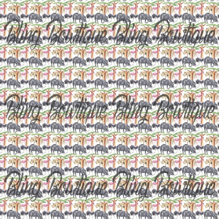 Flamingo Safari Fabric