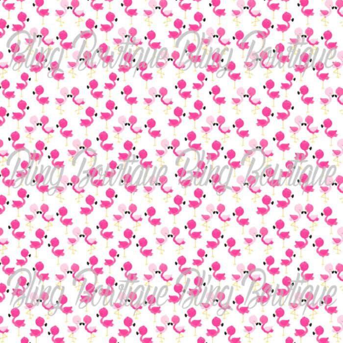 Flamingos 4 Fabric
