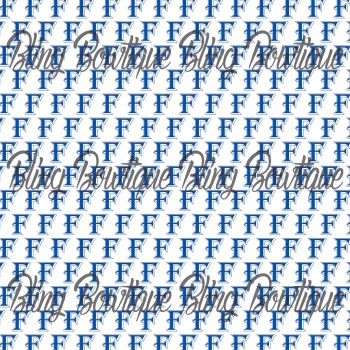 Frenship Tigers F Logo Fabric