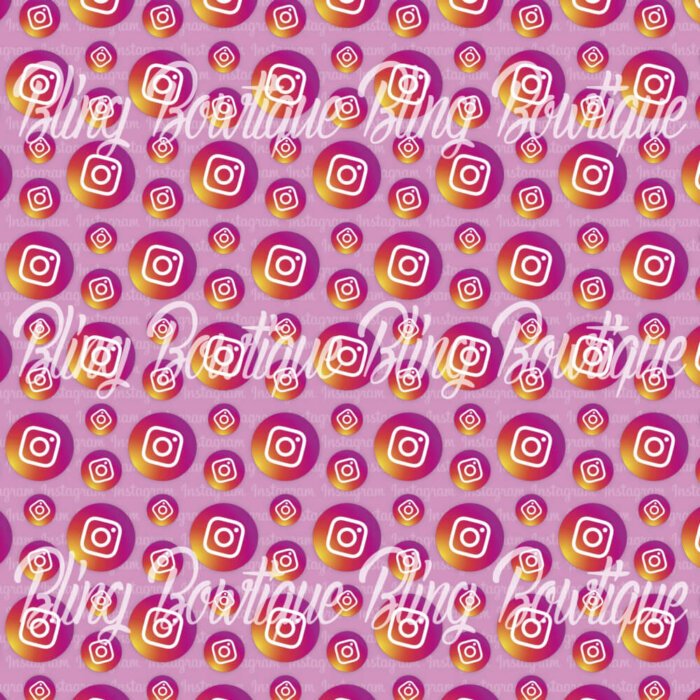 Instagram Logo Fabric