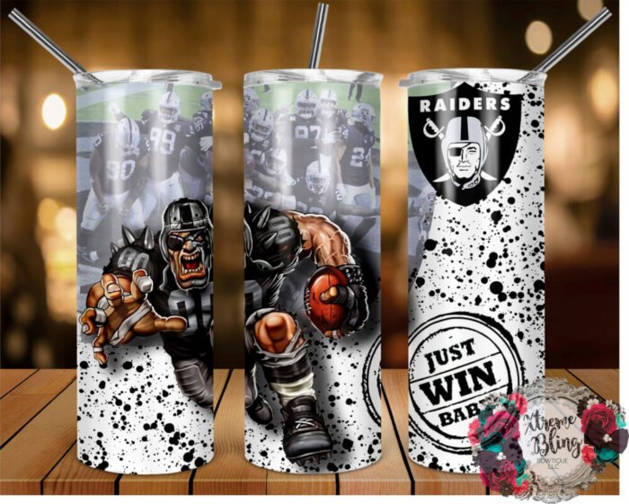 Las Vegas Raiders Old Style Can 20oz Tumbler