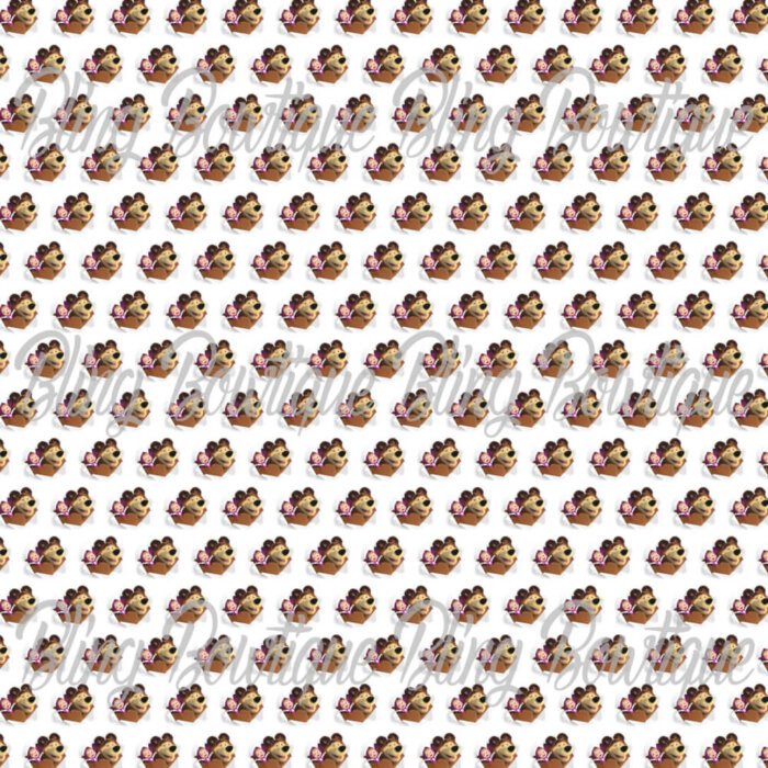 Masha & The Bear Fabric