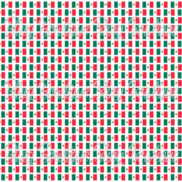 Mexico Flag Fabric