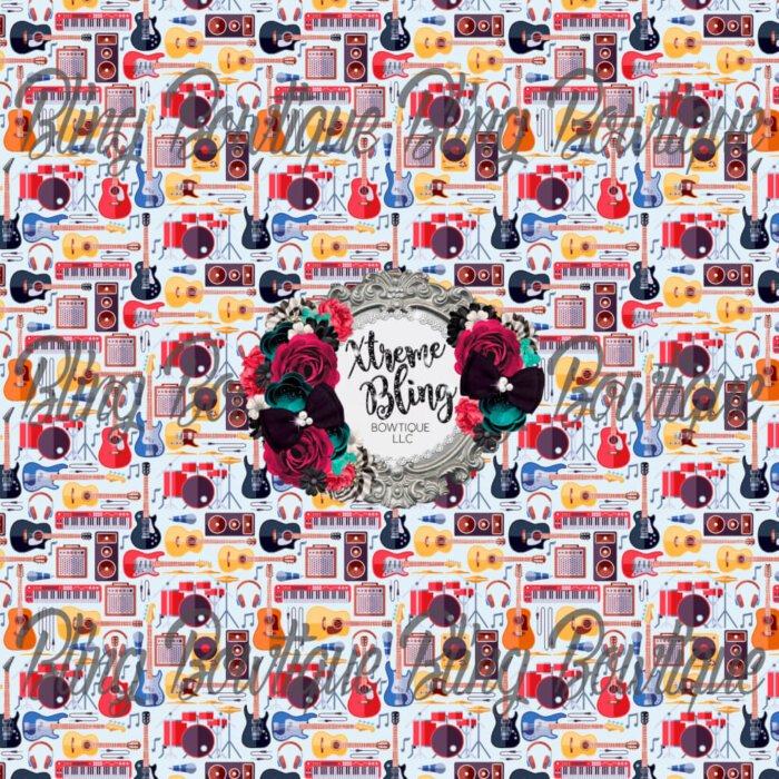 Music Instruments Fabric