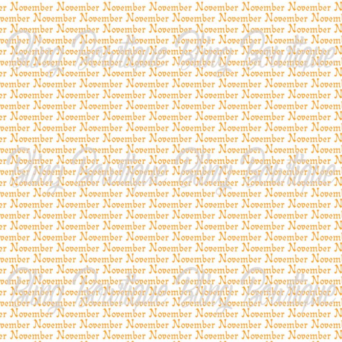 November (in birthstone colors) Fabric