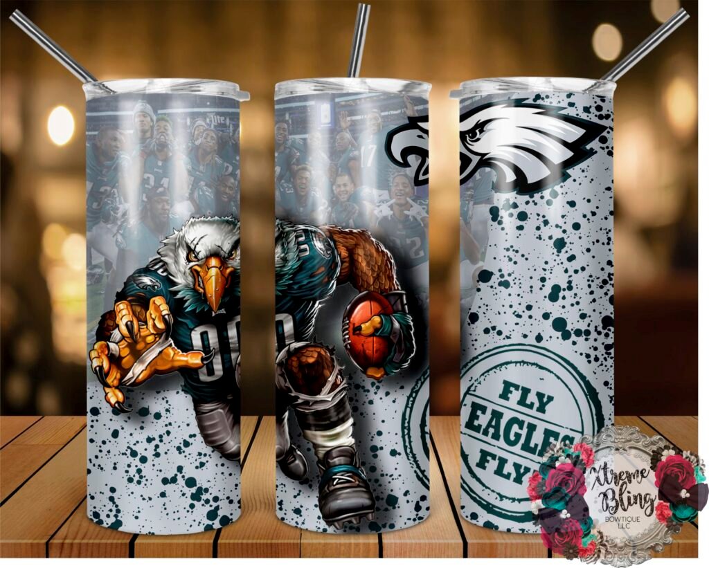 Philadelphia Eagles 20oz (Skinny Sublimation)