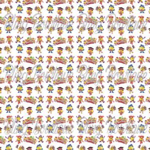 Play-Doh Characters Fabric