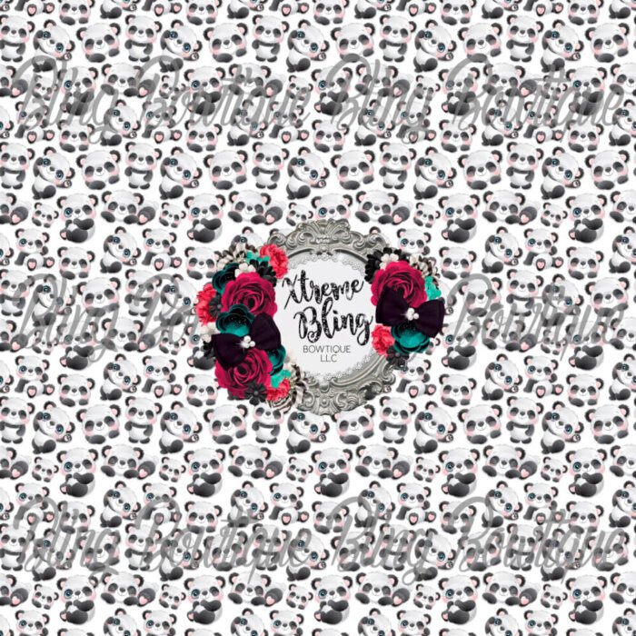 Playful Pandas Fabric