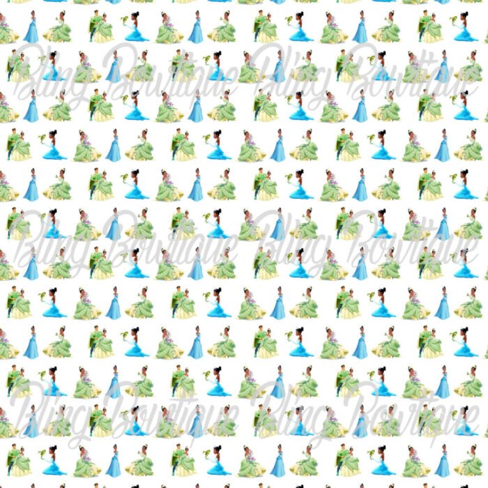 Princess Tiana Fabric