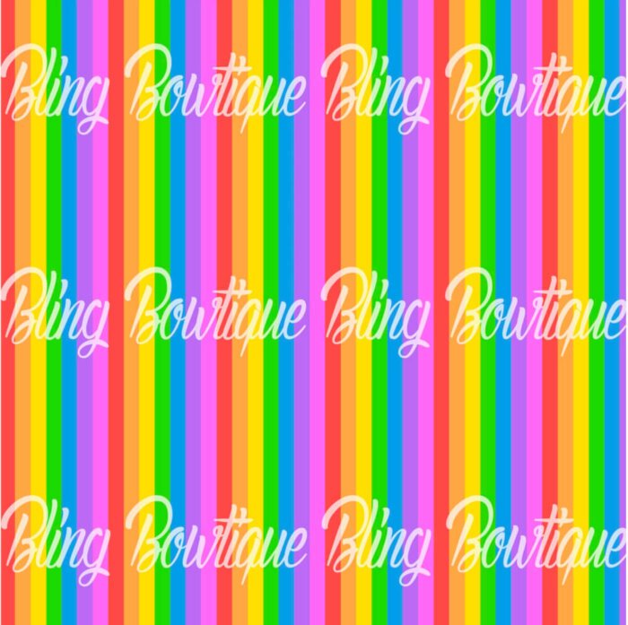 Rainbow Stripes Fabric