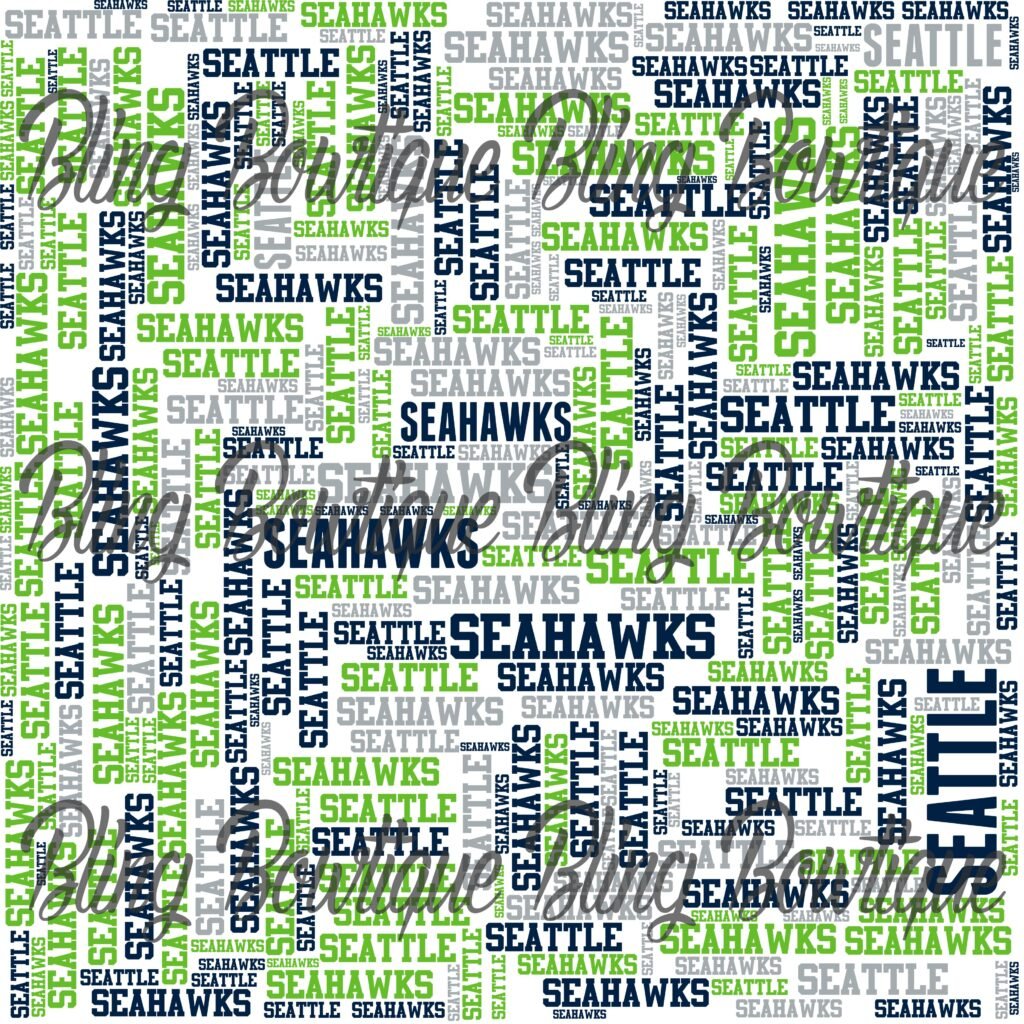 Seattle Seahawks Team colors Fabric