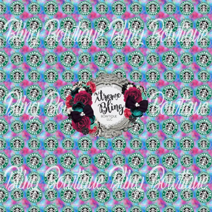 Starbucks Tie Dye Fabric