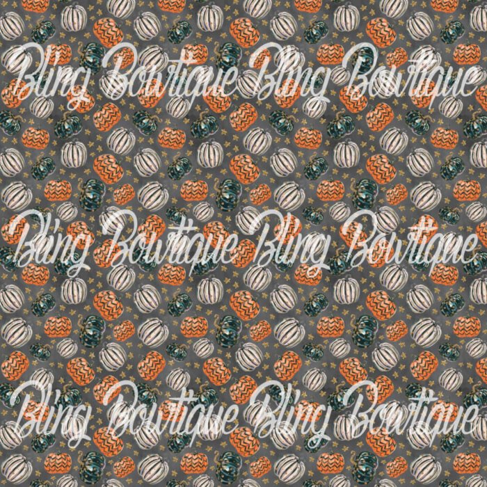 Starry Pumpkin 1 Fabric