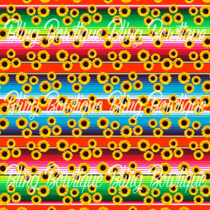 Sunflower Serape 1 Fabric