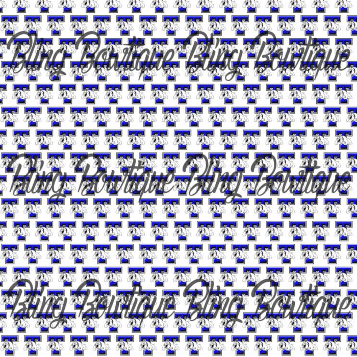 Tahoka High School Bulldogs 2 Fabric