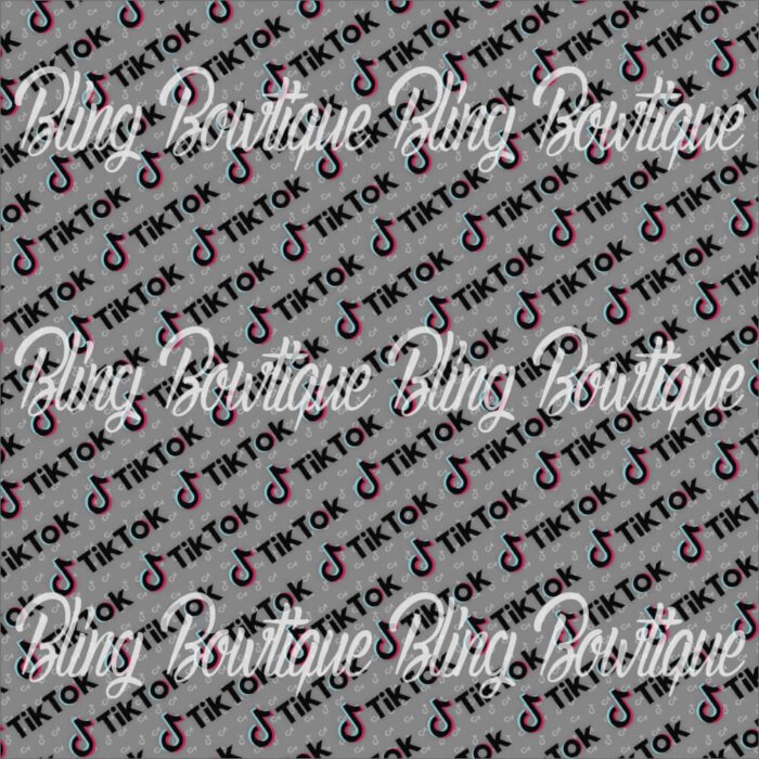 Tik Tok Name Fabric