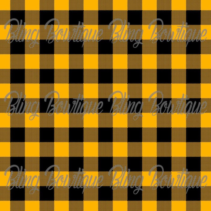 Yellow Plaid Fabric