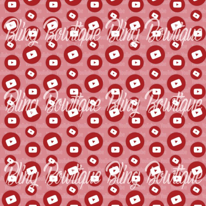 YouTube Logo Fabric