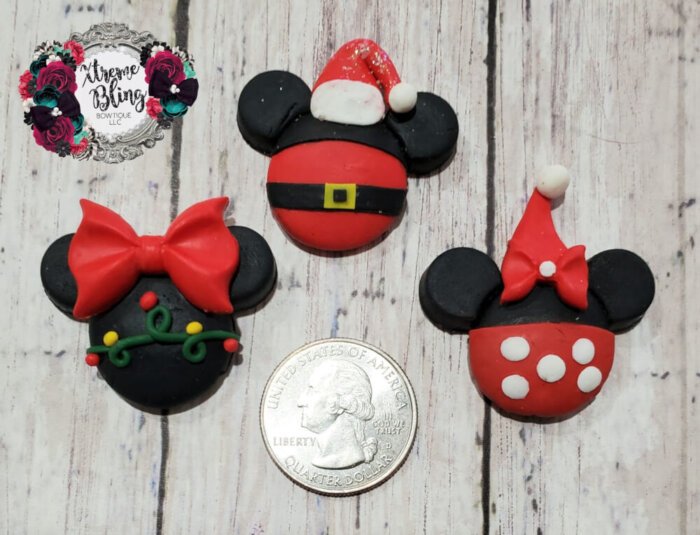 Mouse Ears Christmas Holiday Designs Clay (Includes 1 Clay)