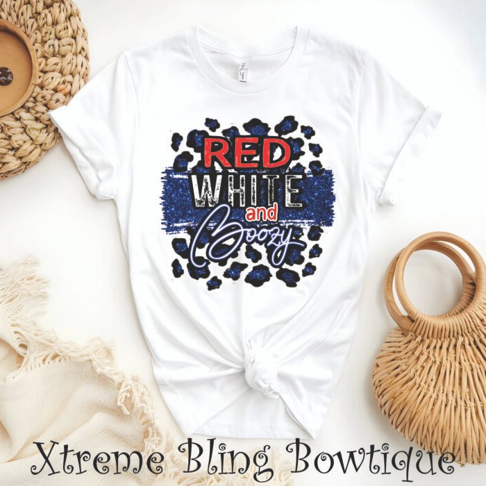 Red White and Boozy Ready To Press Sublimation Print