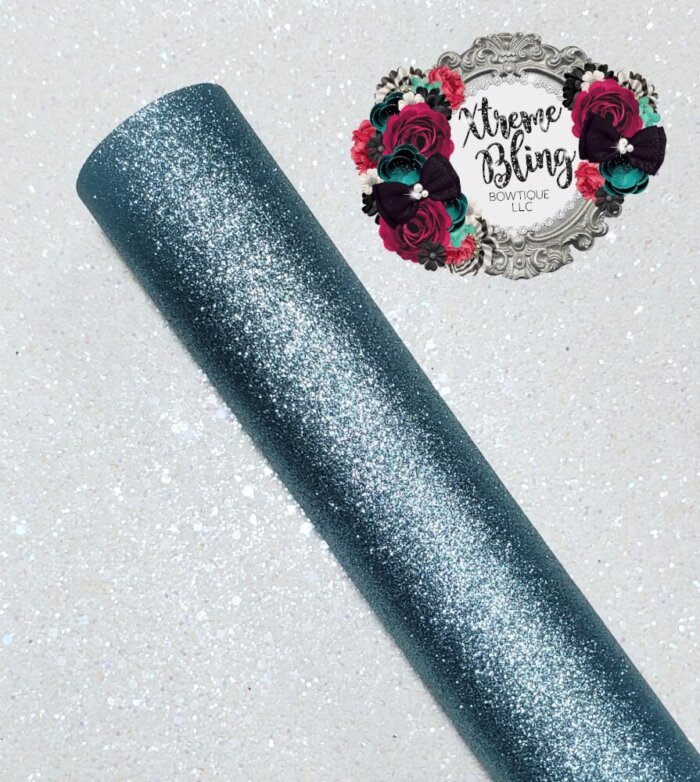 Seafoam Fine Glitter Fabric (5c)