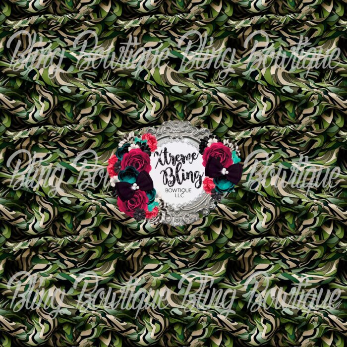 Military Swirl Fabric