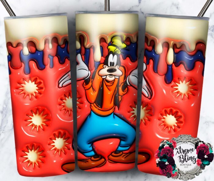 Puffy Goofy Drip Straight 20 Puffy Goofy 20oz Straight Skinny Tumbler