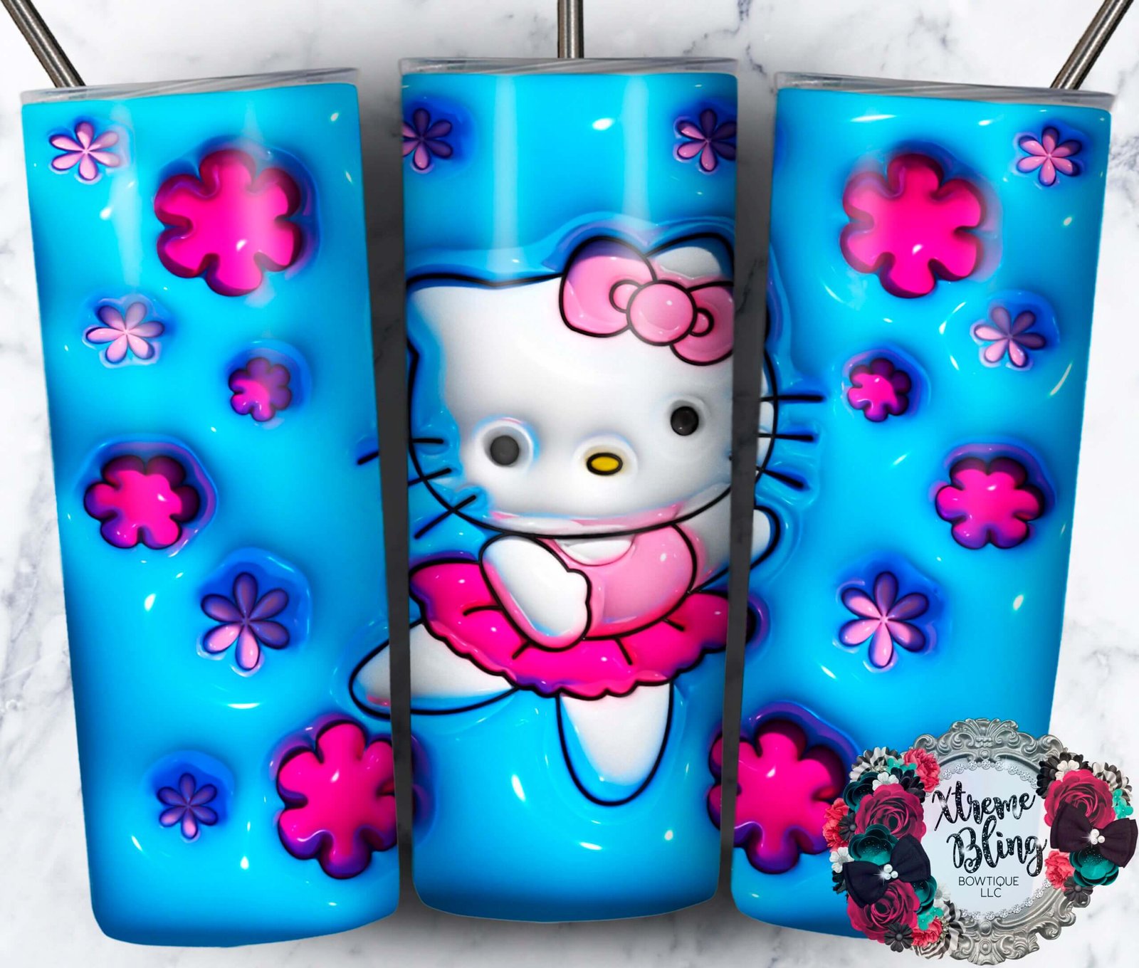 Hello Kitty LV Inspired Pink Ready To Press Sublimation Print for