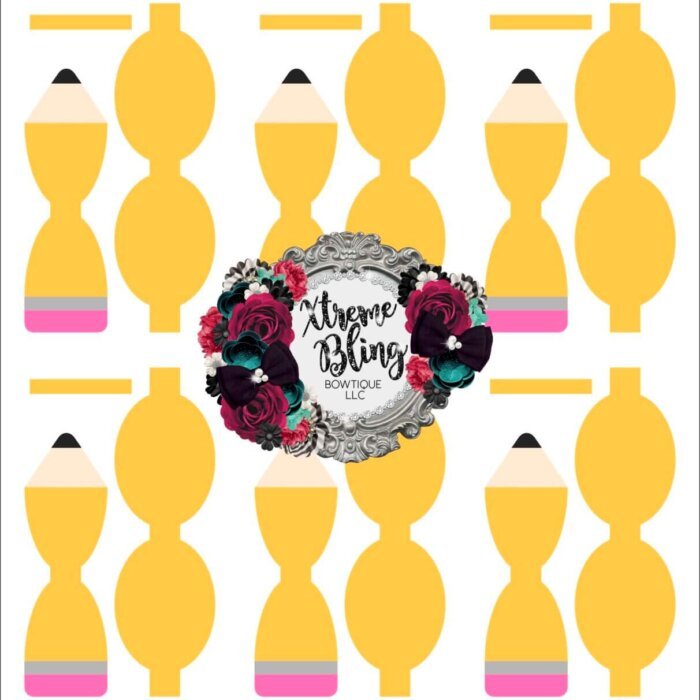 Pencils & Crayons Hand Cut Sheet