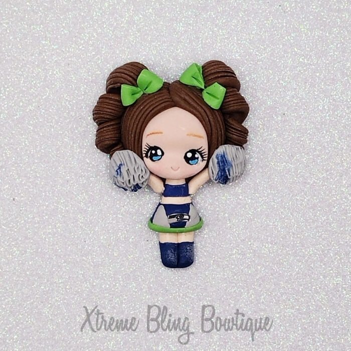 Cheerleader Seattle Seahawks Brown Hair Clay (Includes 1 Clay) (41B)