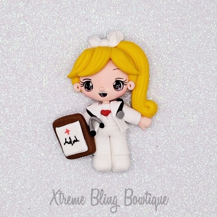 Medical Nurse With Clipboard Clay (Includes 1 Clay) (37B)