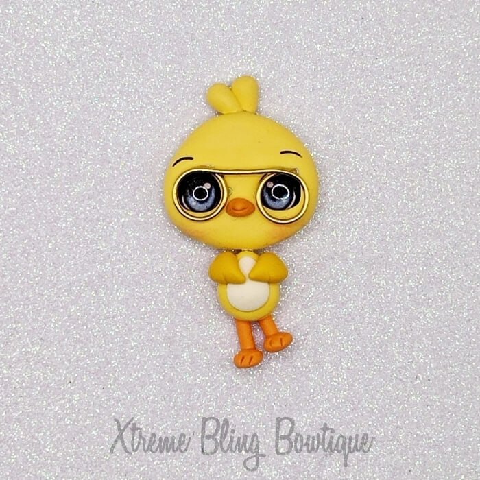 Chick Gold Round Glasses Clay (Includes 1 Clay) (31C)