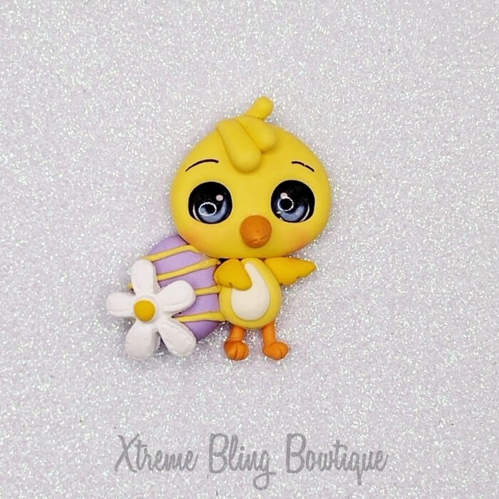 Chick Purple Easter Egg Flower Clay (Includes 1 Clay) (31B)