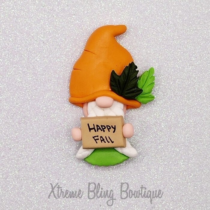 Gnome Fall Sign Clay (Includes 1 Clay) (33D)