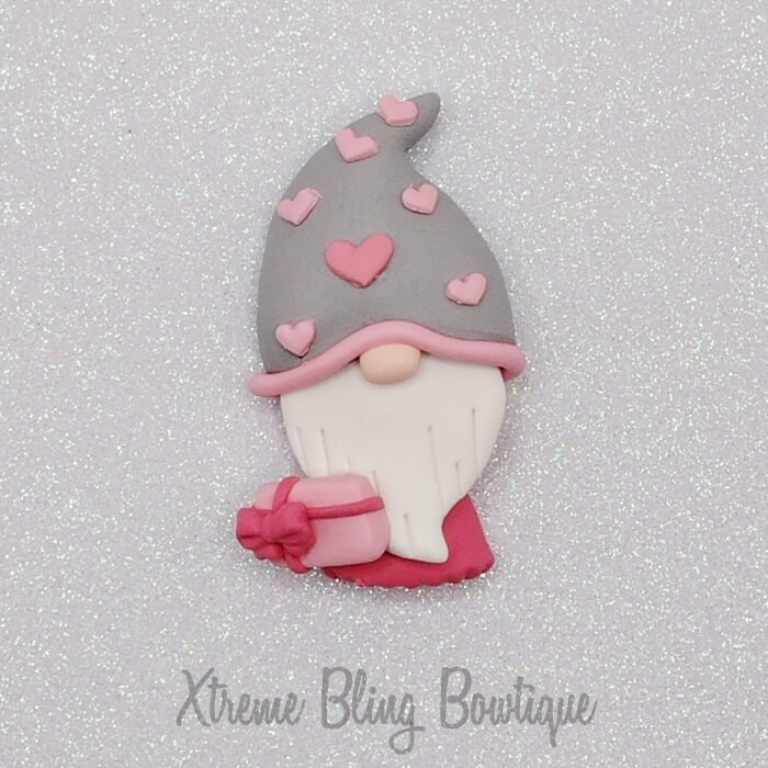 Gnome Present Pink Bow Clay (Includes 1 Clay) (32B)