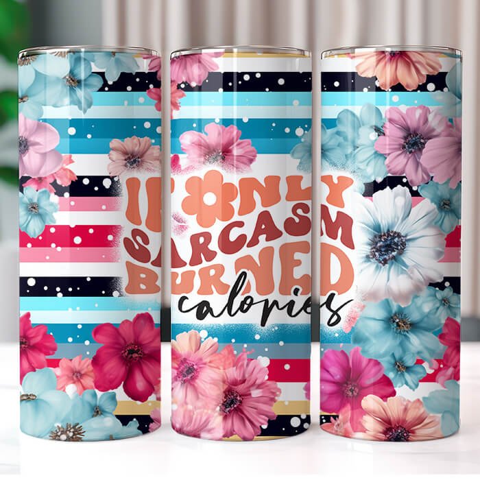 12 Sarcastic Sayings 20 oz Tumbler Bundle Sublimation Download