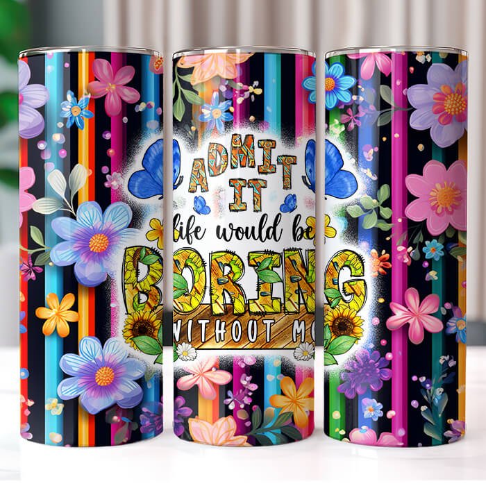 17 Sarcastic Sayings 20 oz Tumbler Bundle Sublimation Download