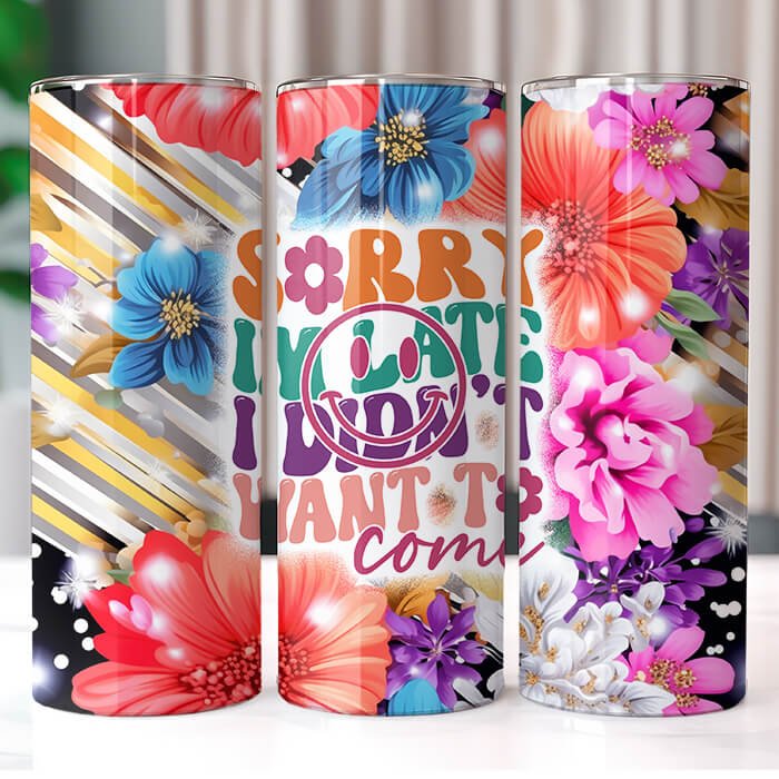 2 Sarcastic Sayings 20 oz Tumbler Bundle Sublimation Download